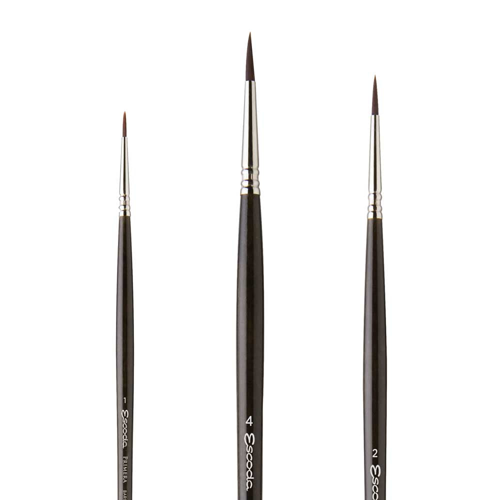 Set de 3 pinceles Escoda óleo Guillermo Muñoz Vera