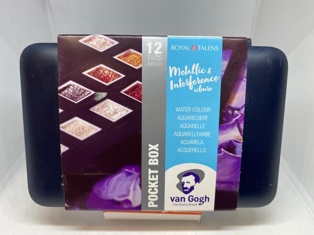 Acuarelas Van Gogh 12 Pastillas Metallics