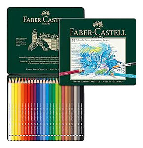 Lápices acuarelables estuche de metal Faber-Castell