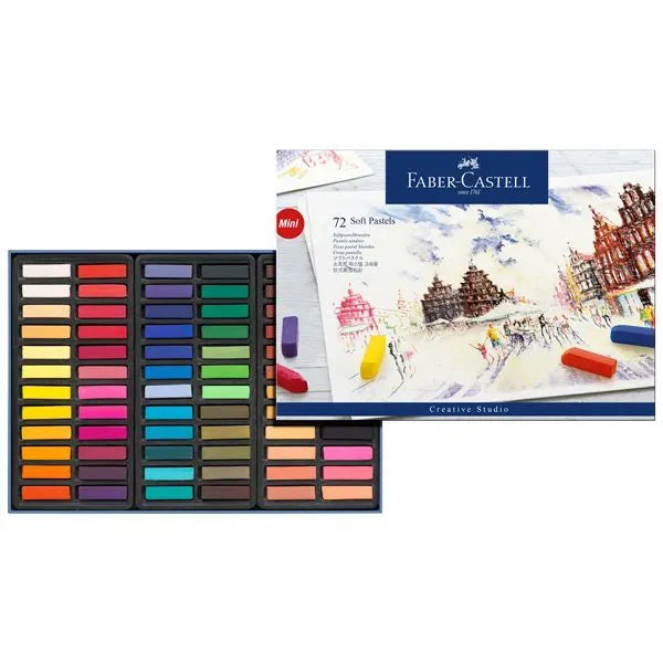 Pasteles STUDIO QUALITY 72 Medios Colores Faber-Castell