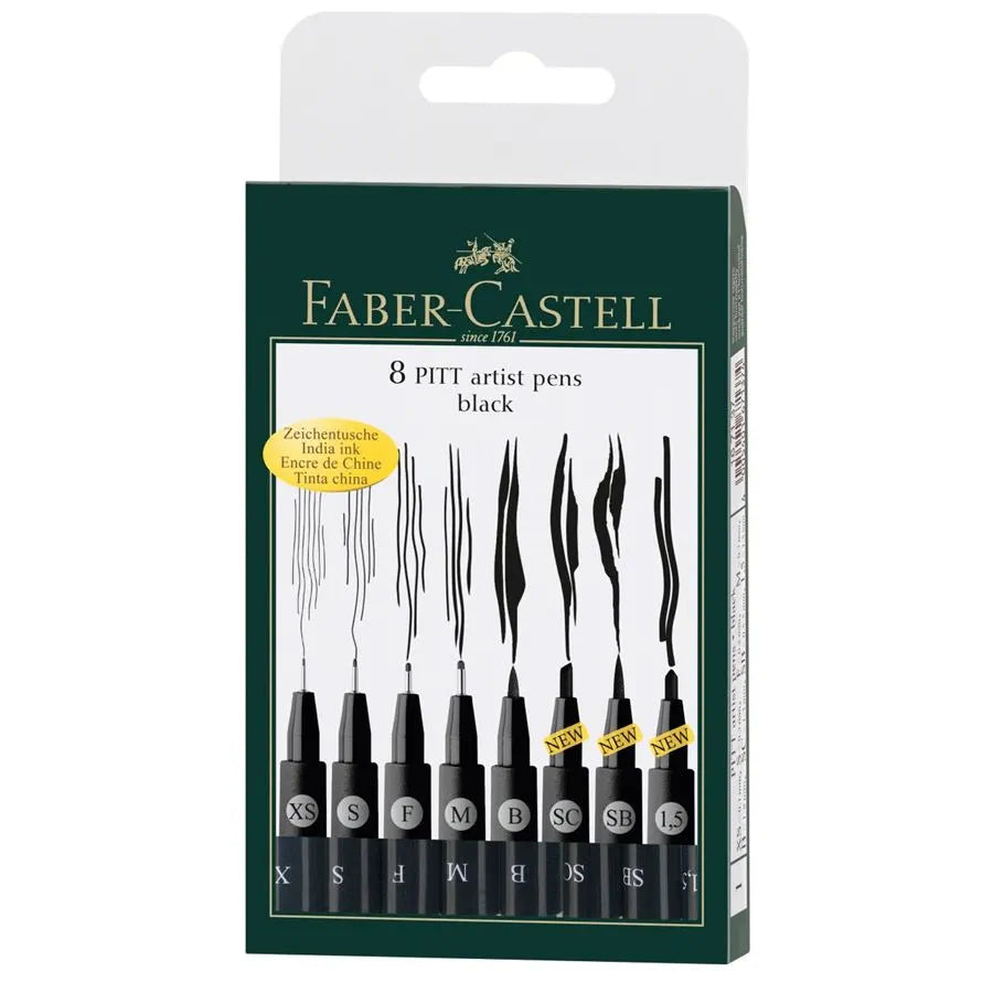 Rotuladores Pitt Artist Pen, color 199 negro