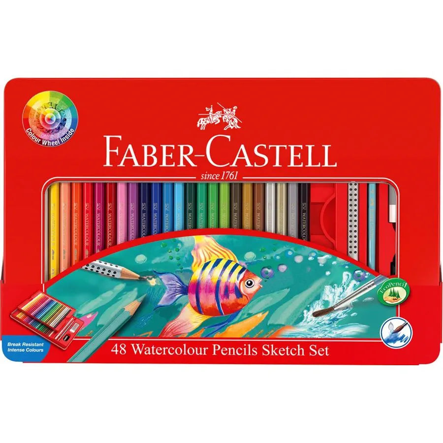 lápices de colores acuarelables varios tamaños Faber-Castell